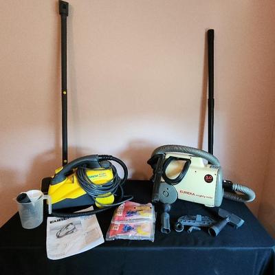 2-Eureka Steam Cleaners With Attachments & Accessories 