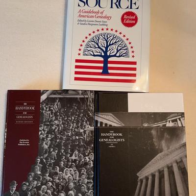 Set Of 3 Genealogy Books