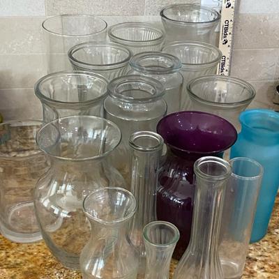 Assortment Of Vases And Glassware