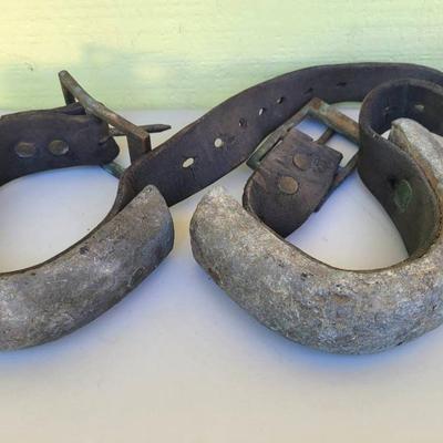 Vintage Heavy Gear Ankle Weights - 8.5 Lbs Each