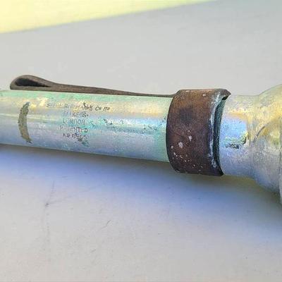 British Siebe Gorman Chromed Brass Deep Sea Diver's Flashlight 1