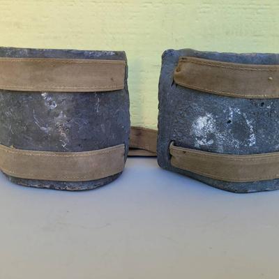 Antique Lead Heavy Gear Ankle Weights