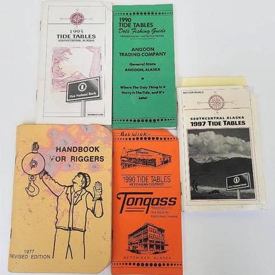 1977 Handbook For Riggers And 1990s Alaska Tide Tables Books