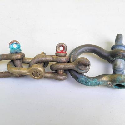 Heavy Duty Brass Shackles