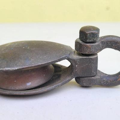 Vintage Brass Marine Pulley
