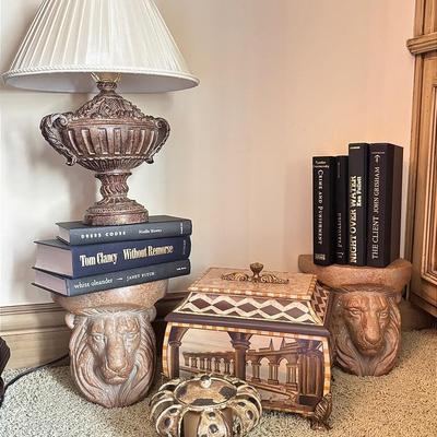 “Terra Cotta” Lion Face Scroll Corbel and More  