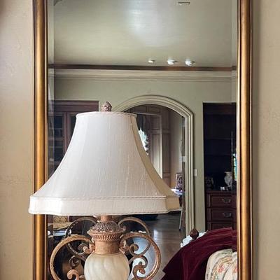 Wall Mirror and “Ambiance” Lamp