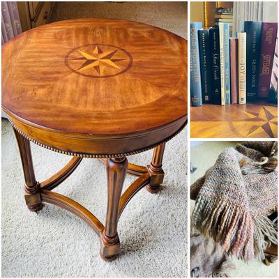 Inlay Table “Kennebunk” Wool Throw Blankets and More