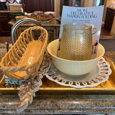 “Pottery Barn” Yellow Decor 