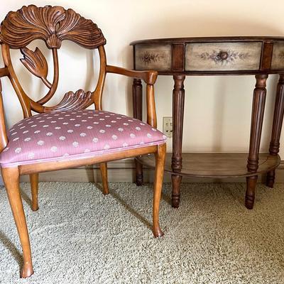 “Butler Specialty Co.” Console Table and Side Chair