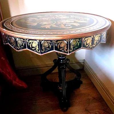 French Inspired Table Topper with Table
