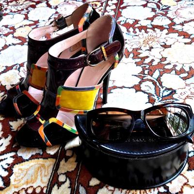 "Emilio Pucci" High Heels & "Carolina Herrera" Sunglasses 