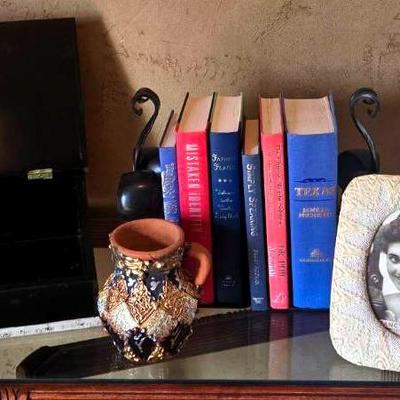 Books, Vases, and Other Decor