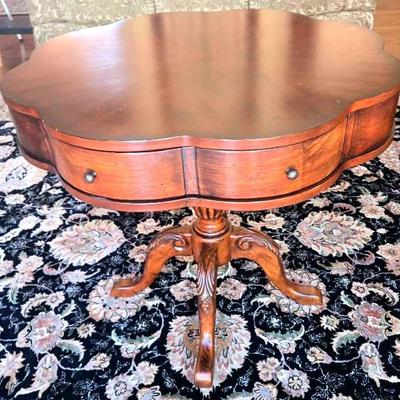 "Butler" Plantation Cherry Pedestal Table