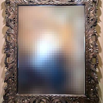 Large Baroque-Style Wall Mirror