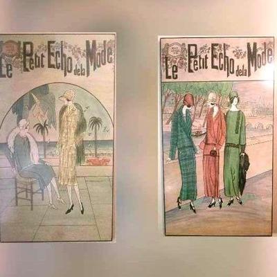 "La Petit Echo De La Mode" Wall Decor 