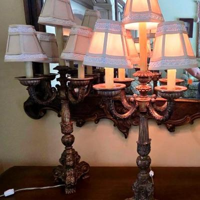 Candlebra Style Table Lamp