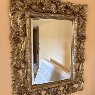 Ornate Framed Wall Mirror 