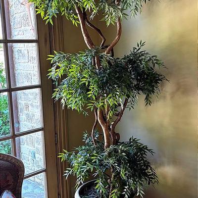Artificial Ming Aralia Tree with Pot 
