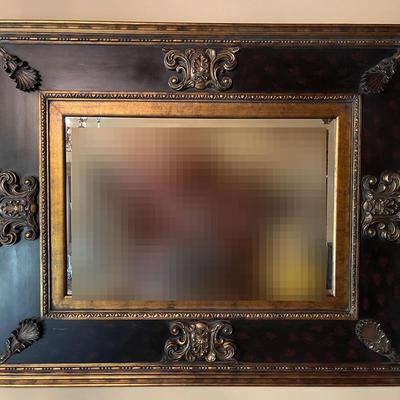 Large Ornate Wall Mirror