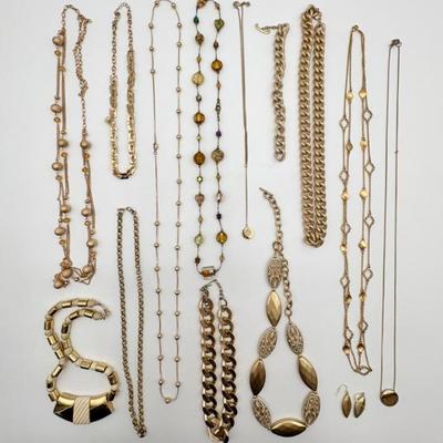 Mixed Gold-Tone Jewelry