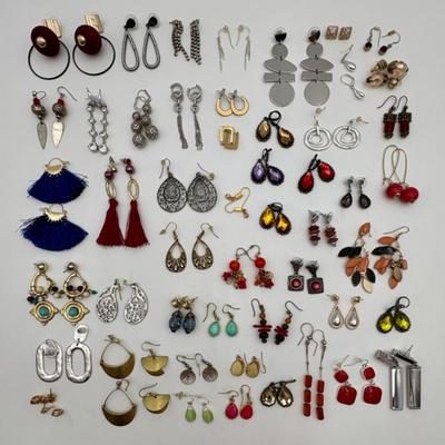 Mixed Earrings - Lots of Colors and Styles