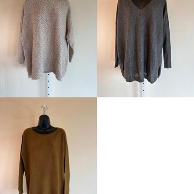 Neutral Sweater Variety Trio - Eileen Fisher