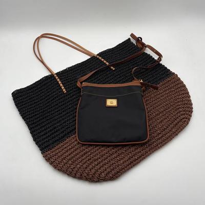 Black & Tan Tote/Purse Duo - Ralph Lauren/Merona