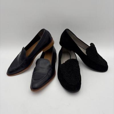 Study in Texture - Black Flats - Eileen Fisher/Everlane