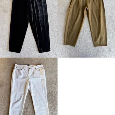 Pants Trio in Natural Fibers - Eileen Fisher