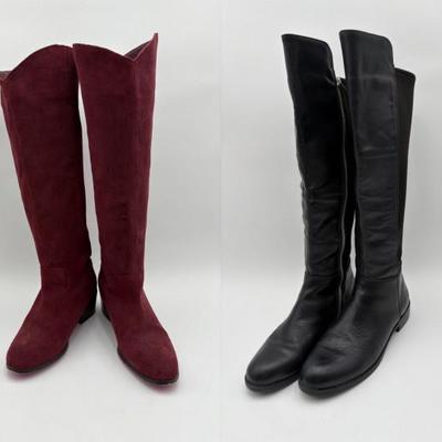 Leather and Suede Boots - Twiggy London/Report