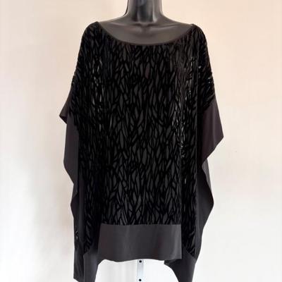 Stunning Black Velvet & Silk  Overshirt - Eileen Fisher - NWT