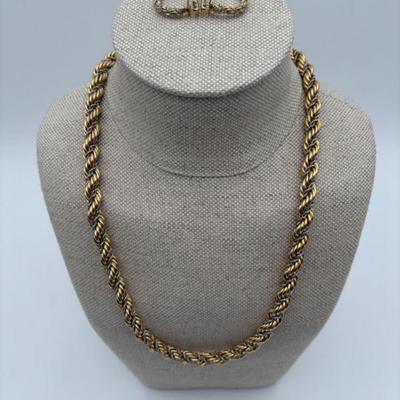 14K Gold-Filled  Necklace & Earrings