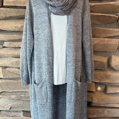 Blue on Blue Duo + Scarf - Eileen Fisher/J.Jill
