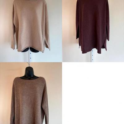 Soft Cashmere/Alpaca Sweater Trio - Eileen Fisher