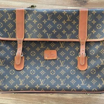 Vintage Louis Vuitton Monogram Canvas Travel Satchel