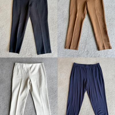 Ponte/Knit  Pants Quartet - Chico's/Eileen Fisher