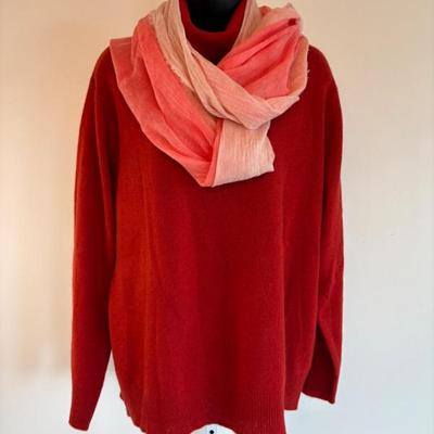Cashmere Sweater + Scarf - Nieman-Marcus - NWT