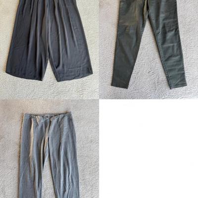 Winter Silk/Wool/Cotton Pants Trio - Eileen Fisher