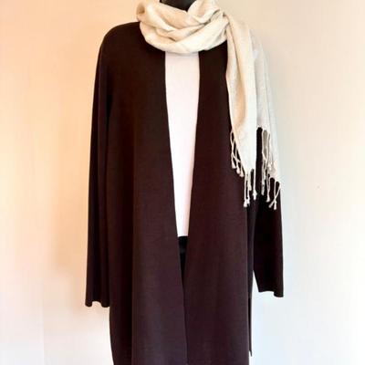 Super Smooth Wool/Rayon Pair + Scarf - Eileen Fisher/Chico's