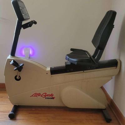 LifeCycle 5500HR Recumbent Exercise Bike