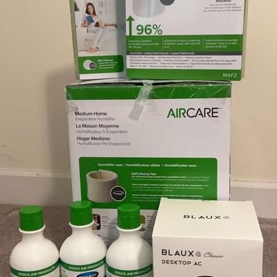 AirCare Humidifier Bundle with Filters, Treatments & Blaux Desktop AC