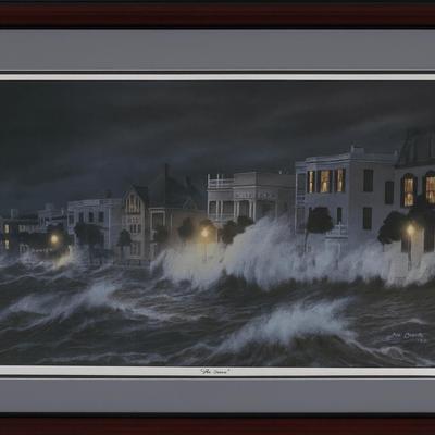 Jim Booth Signed Classic Edition 1990s Print with Frame