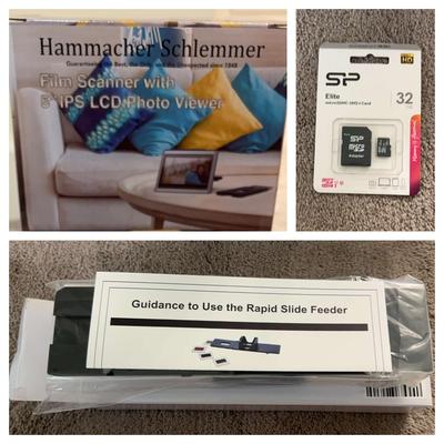 Hammacher Schlemmer Photo Viewer & Film Scanner with Accessories