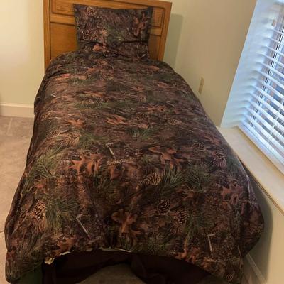 Stanley Twin Size Bed Frame, Matching Nightstand & More (2 of 2)