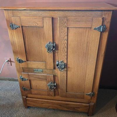 Antique Indiana Ice Box 