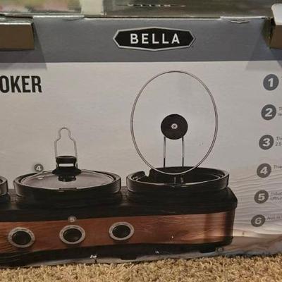Bella Triple Slow Cooker & Server 