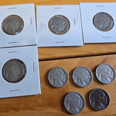 Antique Buffalo Nickels 