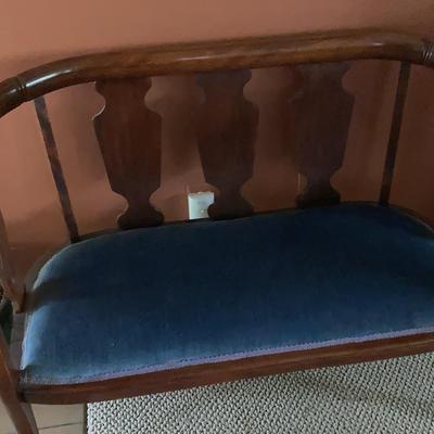 Wood Love Seat