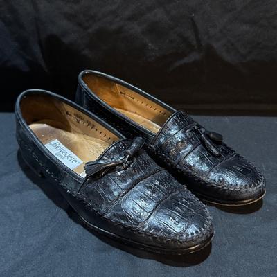 Belvedere Crocodile Leather Loafers